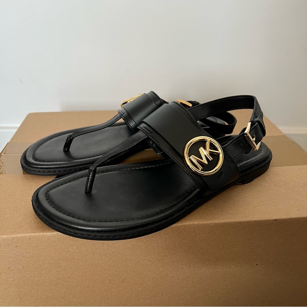 Michael Kors Carmen Faux Leather Sandals